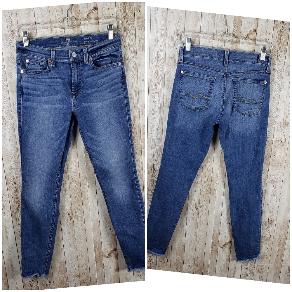7 For All Mankind Ankle Gweneveve Jean Sz 27